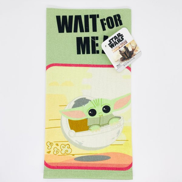 The Child Wait For Me Dish Towel Star Wars The Mandalorian For Sale