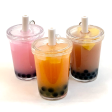 Boba Tea Charm Keychain Supply