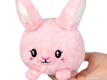 Pink Fluffy Bunny Plush Snugglemi Snackers 5  Fashion