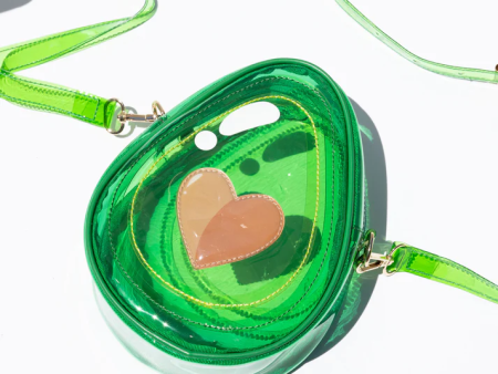 Jelly Avocado Heart Handbag Sale