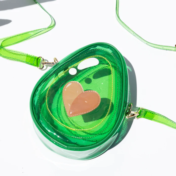 Jelly Avocado Heart Handbag Sale