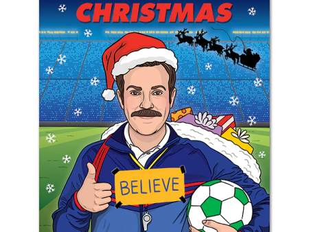 Card Believe In The Christmas Spirit Ted Lasso Sale