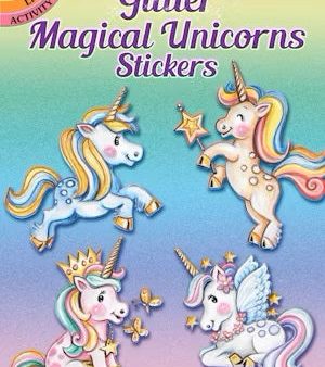 Glitter Magical Unicorns Stickers Hot on Sale