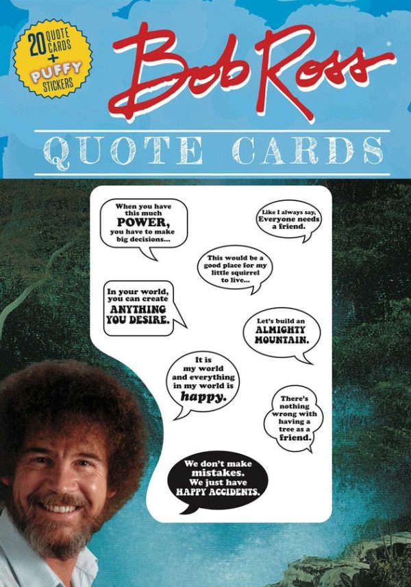 Bob Ross Quote Cards Set Online now