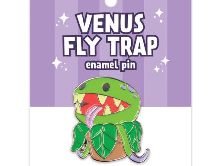 Venus Fly Trap Enamel Pin For Cheap