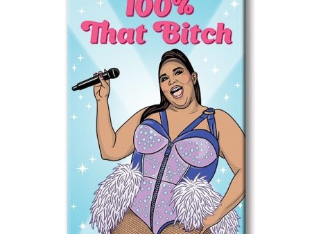 MAGNET Lizzo 100% That Bitch Hot on Sale