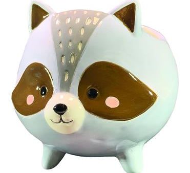 Woodland Raccoon Planter Online Hot Sale