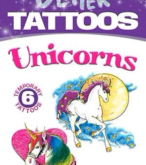 Glitter Unicorns Tattoos For Sale