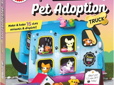 Clay World Pet Adoption Truck Book & Activity Kit For Discount