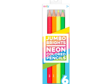 Jumbo Brights 6 Neon Colored Pencils Online