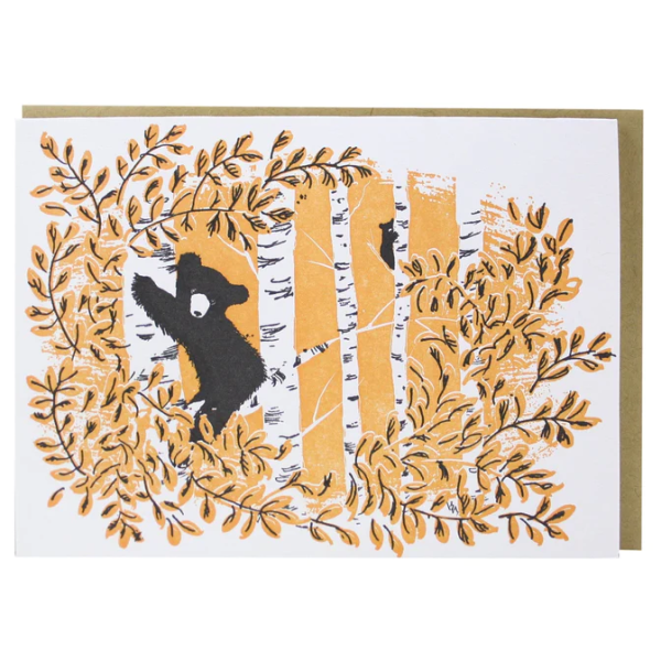 Card Bear Climbing Trees on Sale