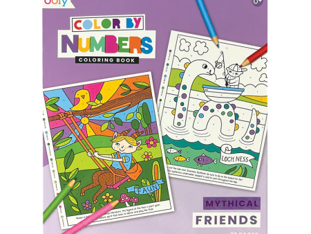 Color By Number Mythical Friends Coloring Book Online