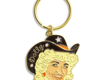 Dolly Parton Cowgirl Keychain Fashion