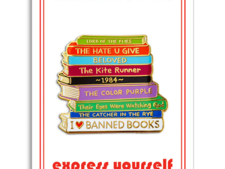 Banned Books Enamel Pin Cheap