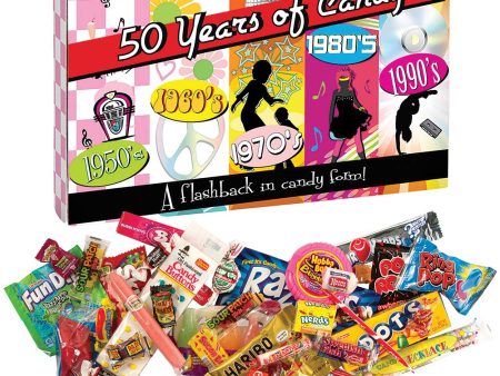 50 Years Of Nostalgic Candy Decade Box Online Sale