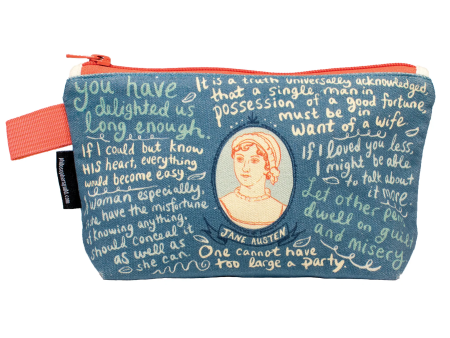 Jane Austen Zipper Pouch Online Hot Sale