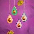 Avocado Glass Assorted Ornament on Sale