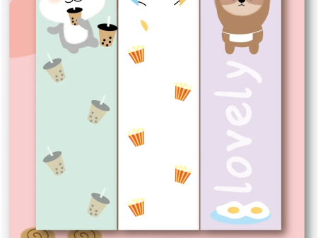 Cat Dog Sloth Sticky Notes Nekoni Hot on Sale