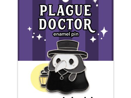 Plague Doctor Enamel Pin For Discount