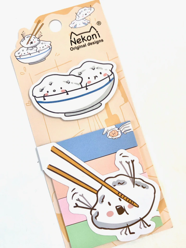 Dumpling Sticky Notes Nekoni on Sale