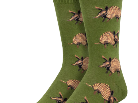 Armadillos Men s Crew Socks Green Online Sale