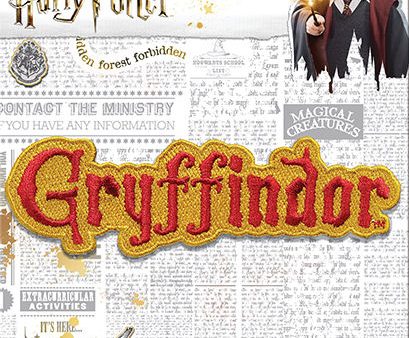 Harry Potter Gryffindor Name Iron-On Patch For Cheap