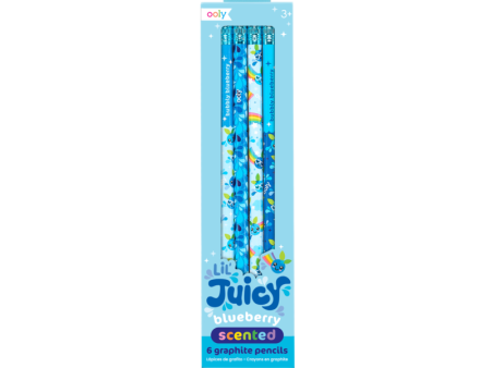 Lil  Juicy Blueberry Scented 6 Graphite Pencils Online