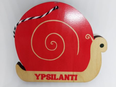 Snail Die Cut Wooden Ornament Ypsilanti Sale