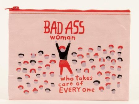 Bad Ass Woman Zipper Pouch For Discount