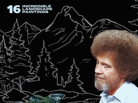 Bob Ross Scratch Artist 16 Landscape Paintings Book For Sale