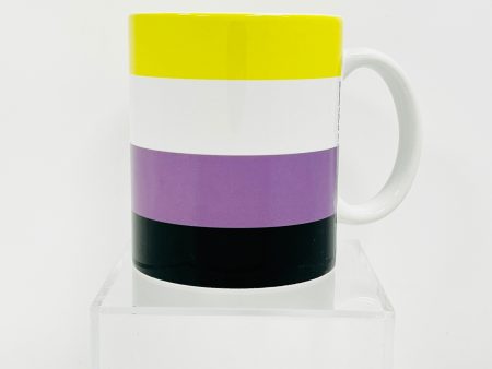 Non-Binary Flag Mug Pride Sale