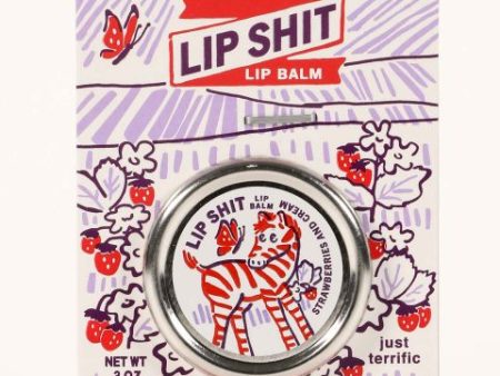 Lip Shit Strawberries And Cream Lip Balm For Sale