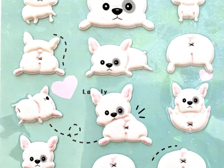 Dog Butt Puffy Stickers Nekoni Online