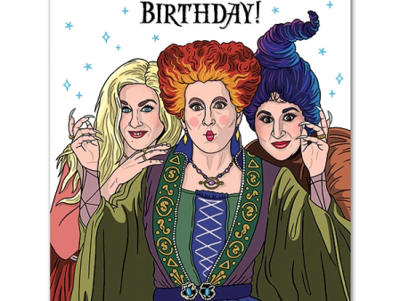 Card Have A Witchy Birthday Hocus Pocus Sale