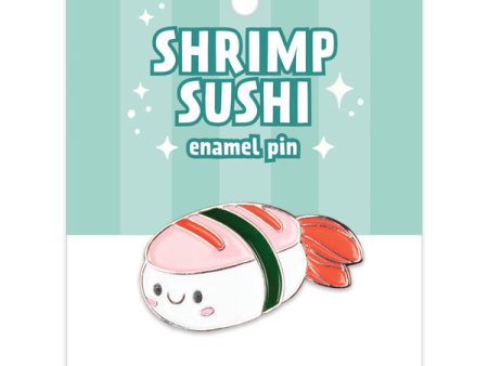 Shrimp Sushi Enamel Pin Hot on Sale