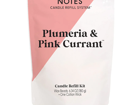 Plumeria Pink Currant Candle Refill Kit Online Hot Sale