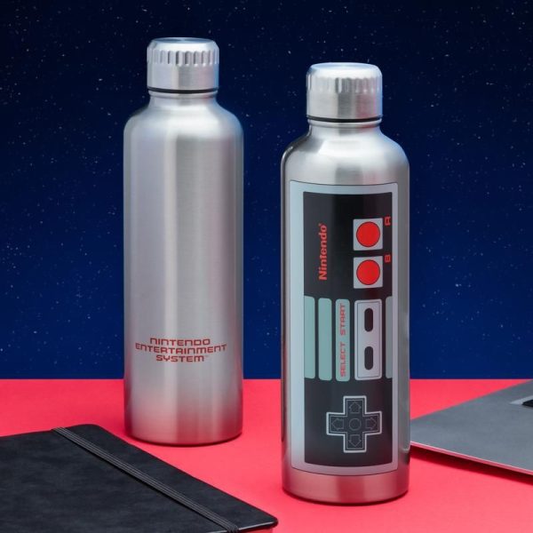 NES Metal Water Bottle Nintendo Fashion