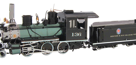 2-6-0 Locomotive Metal Model For Discount