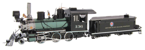 2-6-0 Locomotive Metal Model For Discount