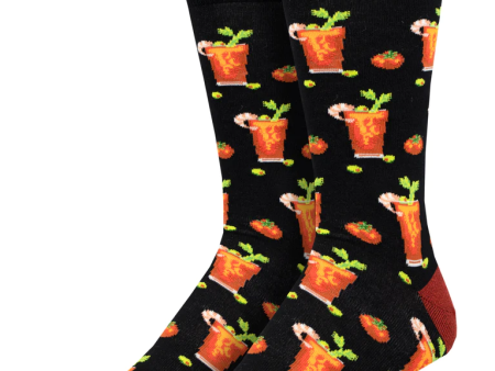 Bloody Good Drink Men s Bamboo Socks Black Sale