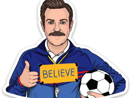 Ted Lasso Believe Die Cut Sticker Online