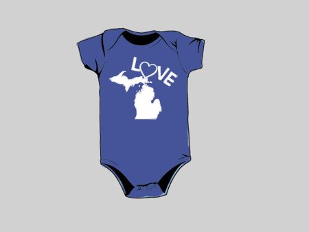 Love Michigan Onesie Discount