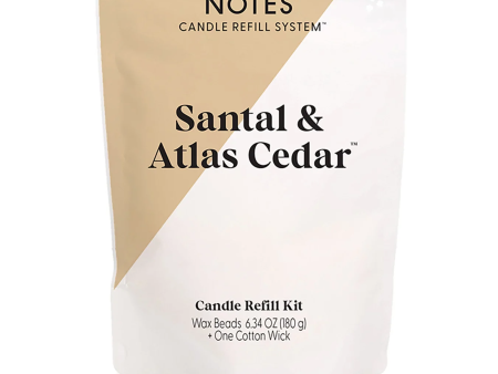 Santal Atlas Cedar Candle Refill Kit on Sale