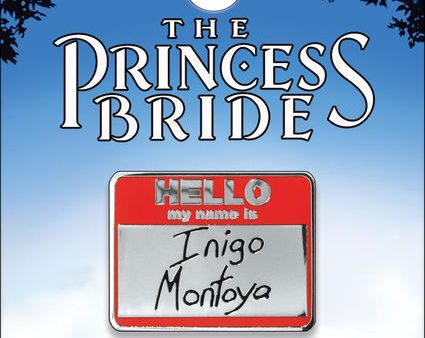 Princess Bride Hello My Name Is Inigo Montoya Enamel Pin Sale