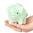 Micro Triceratops Plush Keychain 3  Supply