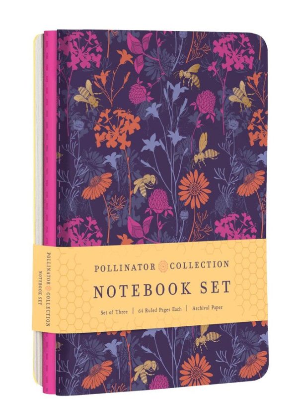 Pollinator Collection Set Of Three Sewn Notebooks Cheap