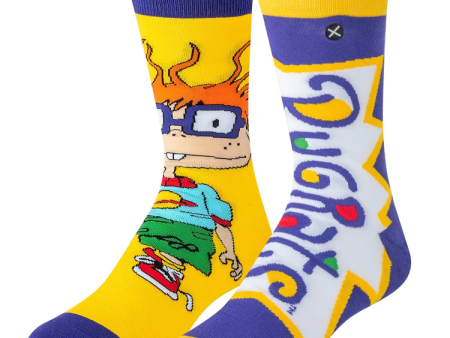 It s Chuckie Rugrats Split Men s Socks Nickelodeon Supply