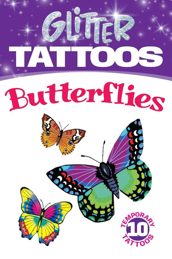 Glitter Butterflies Tattoos Supply