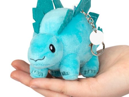 Micro Stegosaurus Plush Keychain 4  Discount