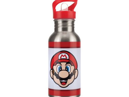 Super Mario Metal Water Bottle Online Hot Sale